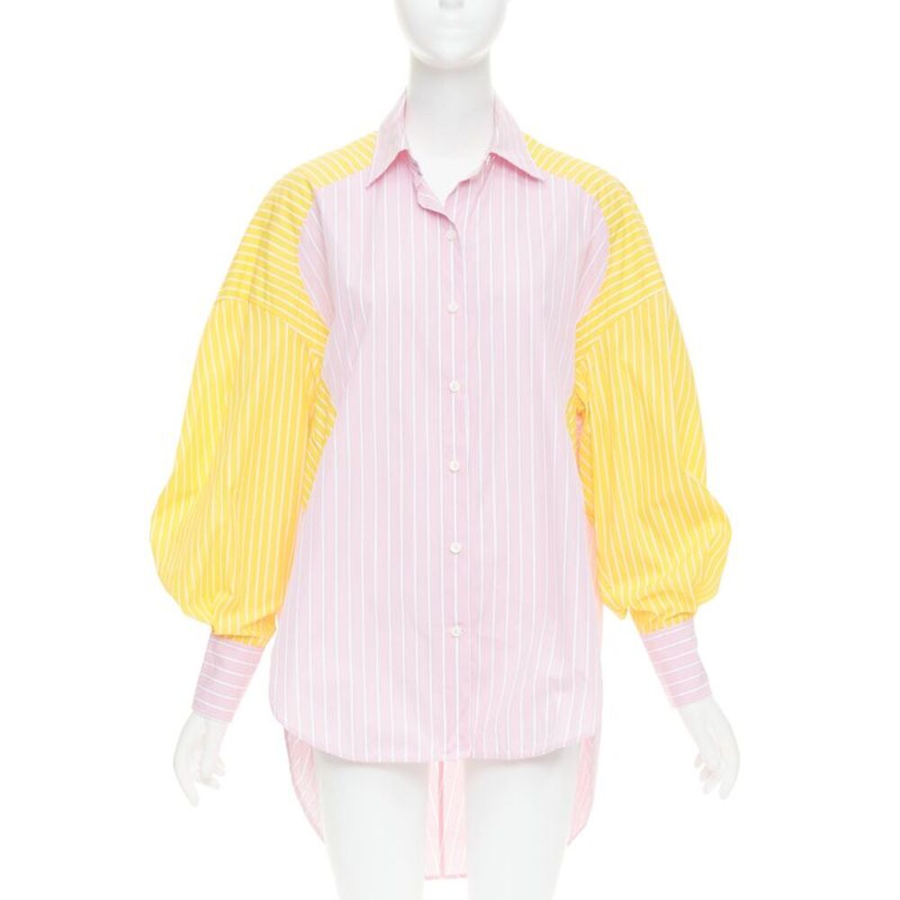 Celine Striped Button-Up Shirt
